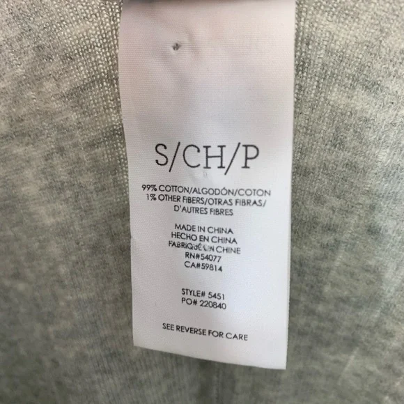 CAbi Gray V-Neck Top - Picture 6 of 12